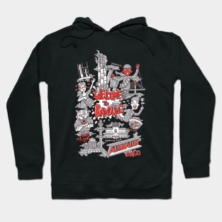 welcome to bandung city illustration Hoodie